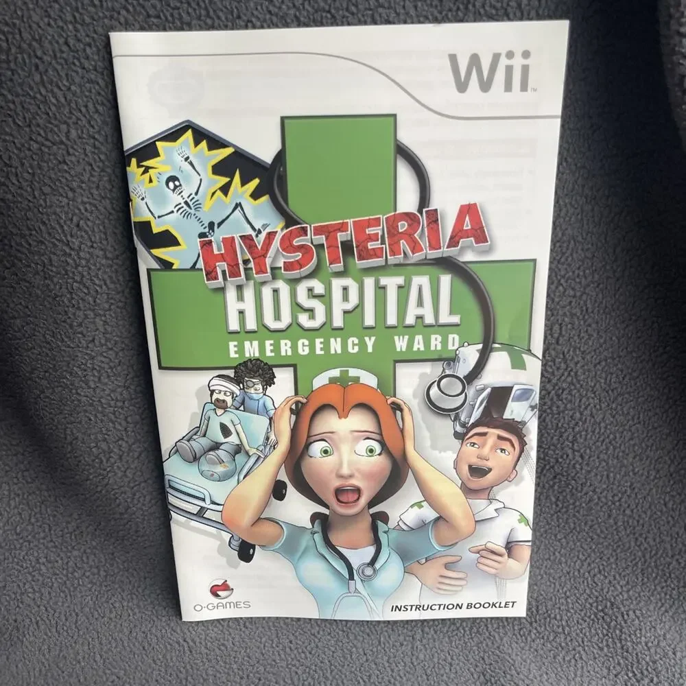 Wii Hysteria Hospital: Emergency Ward (Nintendo Wii, 2009) Preowned